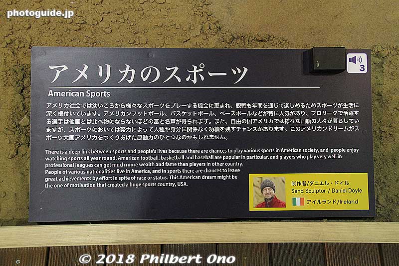 About "American Sports."
Keywords: tottori Sand Museum sculptures