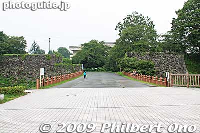 Yamagata Castle's South Gate, closest to Yamagata Station. 南門
Keywords: yamagata castle kajo park 
