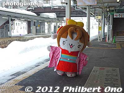 JR Yonezawa Station
Keywords: yamagata yonezawa station train mascot japaneki
