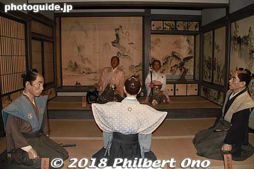 Shoin listening to a lecture at the school that hr would later take over.
Keywords: yamaguchi hagi yoshida shoin history museum