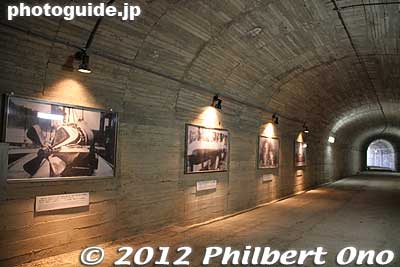The tunnel also has photos of kaiten and their suicide pilots. Very poignant and sad captions for each photo.
Keywords: yamaguchi ozushima island kaiten human manned torpedo suicide
