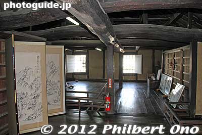 2nd floor of Kunimori merchant's home.
Keywords: yamaguchi yanai shirakabe white wall traditional townscape