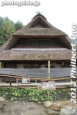 Wasabi garden.
Keywords: yamanashi fuji-kawaguchiko-machi lake saiko Saiko Iyashi-no-Sato Nenba thatched-roof houses homes minka