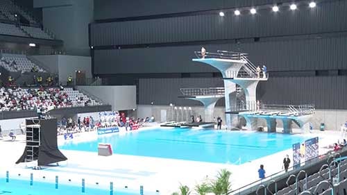 FINA Diving World Cup 2021 at Tokyo Aquatics Centre in early May 2021