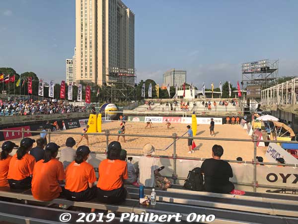 July 24–28, 2019: FIVB Beach Volleyball World Tour 2019 test event, Shiokaze Park