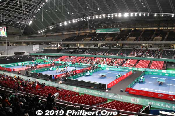 November 6–10, 2019: ZEN-NOH 2019 ITTF Team World Cup, Tokyo test event, Tokyo Metropolitan Gymnasium 