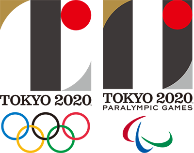 Scrapped Tokyo 2020 emblems for Olympics and Paralympics by Sano Kenji.