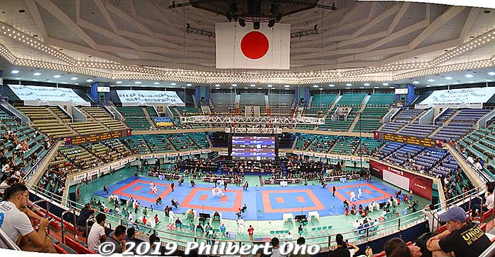 September 6–8, 2019: Karate Premier League test event held at Nippon Budokan.