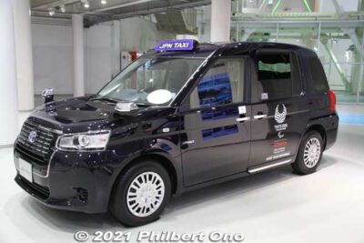 Tokyo 2020 taxicab 