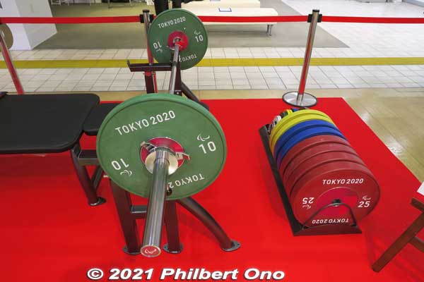 Paralympic weightlifting weights