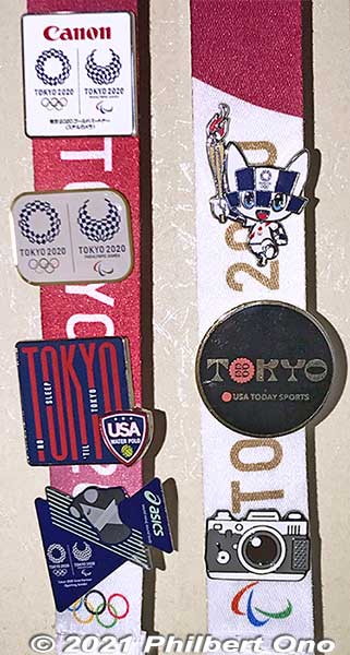 Tokyo 2020 Olympic pins