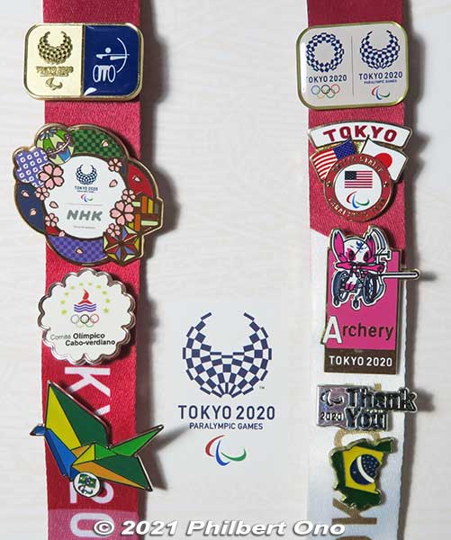 Tokyo 2020 Paralympic pins