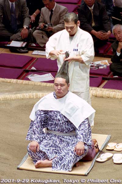 Yokozuna Akebono retirement ceremony – Page 6 – PHOTOGUIDE.JP