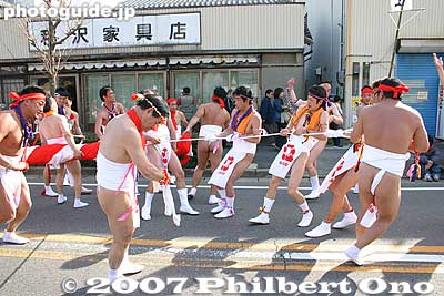 Keywords: aichi inazawa konomiya jinja shrine hadaka matsuri festival naked loincloth