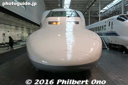 Nozomi 700 Series Shinkansen. "Duckbill" design.
Keywords: aichi nagoya train railway railroad museum japandesign