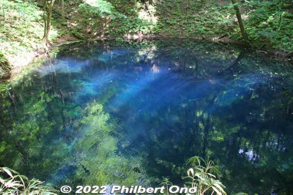 Keywords: aomori fukaura juniko lakes aoike blue pond