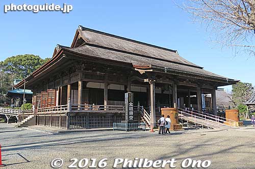 Soshido Hall, Important Cultural Property
Keywords: chiba ichikawa nakayama hokekyoji nichiren buddhist temple