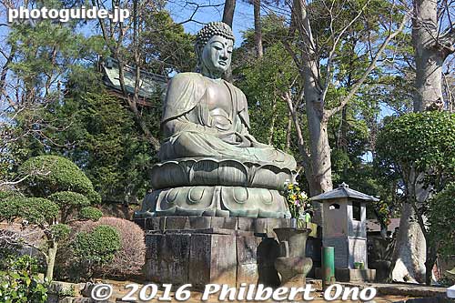 Sitting Daibutsu Buddha
Keywords: chiba ichikawa nakayama hokekyoji nichiren buddhist temple