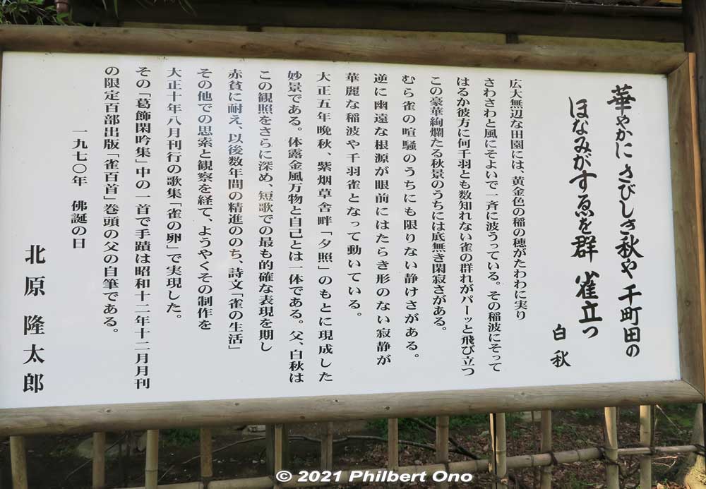 Keywords: chiba ichikawa park hiking trail mizu midori kairo