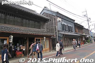 Keywords: chiba katori sawara traditional townscape merchant buildings