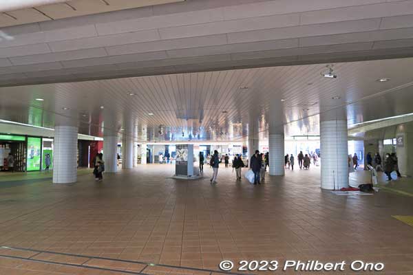 The station has this large covered area leading to station platforms and exits.
Keywords: Chiba Nagareyama Otakanomori Station