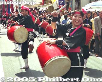 Keywords: chiba, narita, taiko, matsuri, festival, drum, woman, okinawa, eisa