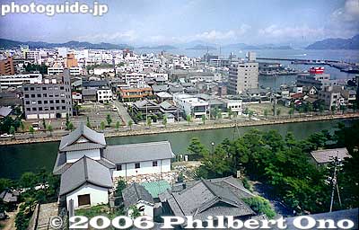 View from top floor
Keywords: ehime prefecture imabari castle