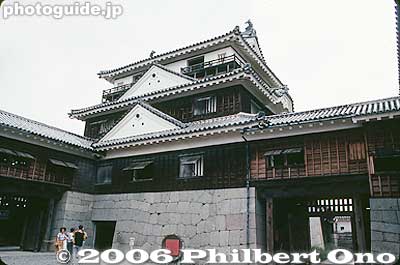 Entrance to castle tower
Keywords: ehime prefecture matsuyama castle