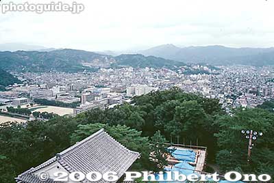View from top floor
Keywords: ehime prefecture matsuyama castle
