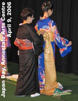 Kimono demonstration
