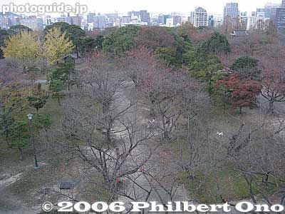 View from castle tower foundation
Keywords: fukuoka prefecture castle