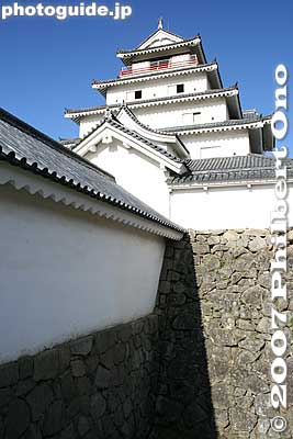 Keywords: fukushima aizuwakamatsu aizu-wakamatsu tsurugajo castle tower donjon