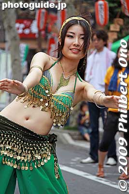 Belly dancer at Fukushima Waraji Matsuri.
Keywords: fukushima waraji matsuri festival belly dancers japansexy