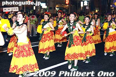 Apparently, it was their first time to appear in this festival.
Keywords: fukushima waraji matsuri festival hula dancers