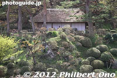 Tea ceremony house named Senshintei. 洗心亭
Keywords: fukushima nihonmatsu kasumigajo castle