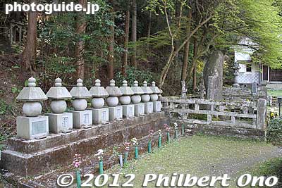 Keywords: fukushima nihonmatsu dairinji temple shonentai samurai graves
