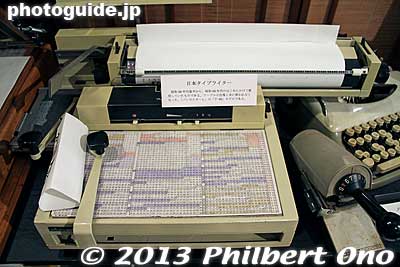 Old Japanese typewriter
Keywords: gifu hashima museum