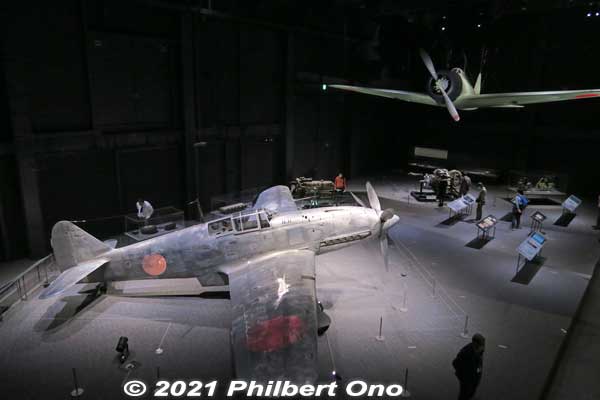 The museum's highlight piece is this restored Kawasaki Ki-61 Hien fighter prototype, the only one in the world.
Keywords: gifu Kakamigahara Air Space Museum aviation airplane