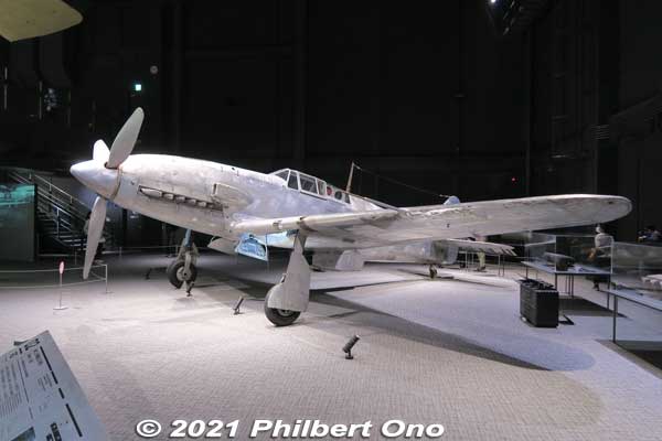Kawasaki Ki-61 Hien fighter. 三式戦闘機二型「飛燕」（川崎キ61-II改）
Keywords: gifu Kakamigahara Air Space Museum aviation airplane