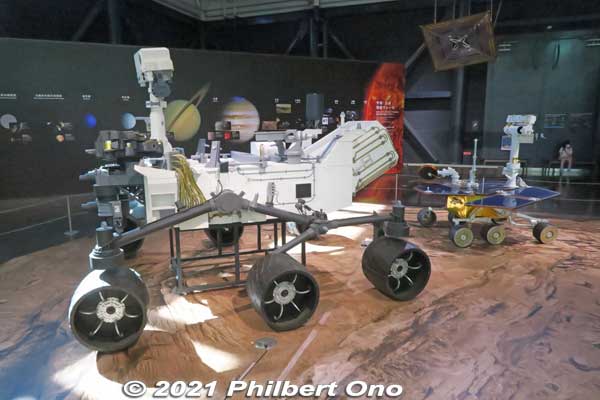 Mars rover nicknamed "Curiosity." Landed on Mars in Aug. 2012. キュリオシティ（1/1模型）
Keywords: gifu Kakamigahara Air Space Museum aviation