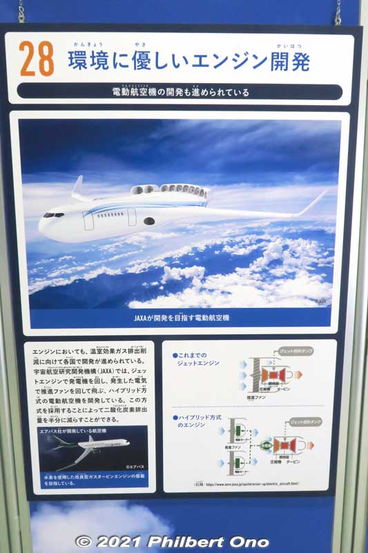 Passenger planes of the future. JAXA is developing a hybrid plane using electricity.
Keywords: gifu Kakamigahara Air Space Museum aviation