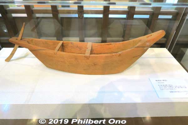 Model of a river boat that can endure high waves.
Keywords: gifu minokamo ota-juku nakasendo