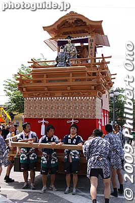 Aioi-yama float. This is the newest float, reconstructed in 1996. 相生 (本町)
Keywords: gifu ogaki matsuri festival floats yama 