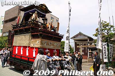 The Atago-yama float at Atago Shrine.
Keywords: gifu ogaki matsuri festival floats yama 