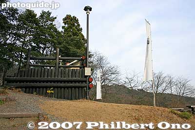 Lookout deck on Mt. Sasao. 笹尾山
Keywords: gifu sekigahara battlefield ishida mitsunari sasaoyama