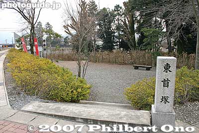 Ii Naomasa and Matsudaira Tadayoshi's position, near Sekigahara Station. And also next to Higashi Kubizuka.
Keywords: gifu sekigahara battlefield