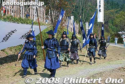 The Sekigahara samurai warriors arrived Sasaoyama at noon.
Keywords: gifu sekigahara battle festival matsuri 