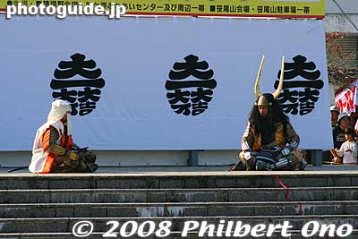 While Ishida Mitsunari was on the stage on the other side of the field.
Keywords: gifu sekigahara battle festival matsuri 
