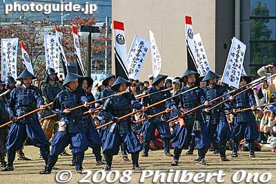 Ishida's western forces ready for battle.
Keywords: gifu sekigahara battle festival matsuri 