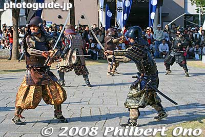 The battle ensues.
Keywords: gifu sekigahara battle festival matsuri 
